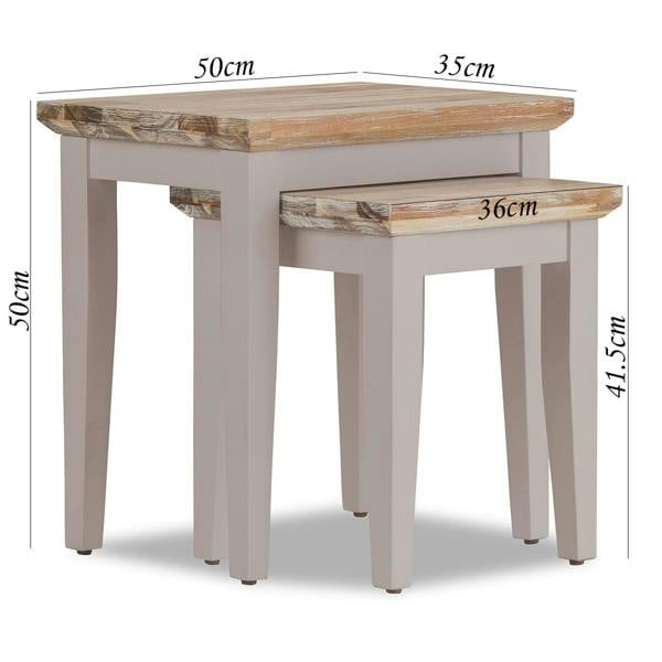 Statement Furniture Florence Nest of Tables 2 Side Lamp Tables