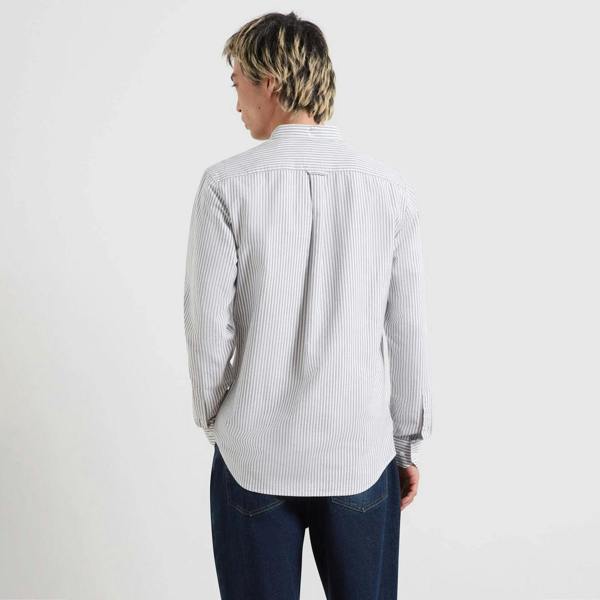 Farah Brewer Striped Oxford Shirt