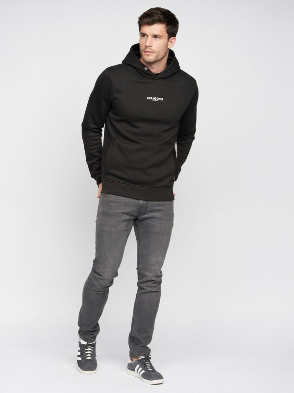 Duck and Cover Gathport Hoodie - Black