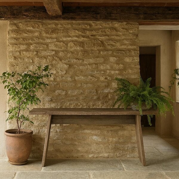 Wyld Haus Maldives Weathered Oak Console Table