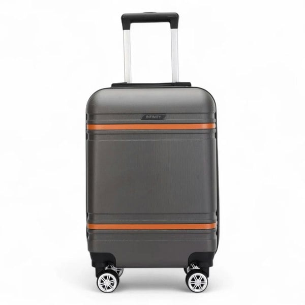 Infinity Luggage Hard Shell Modern 4-Wheel Luggage Suitcase Set