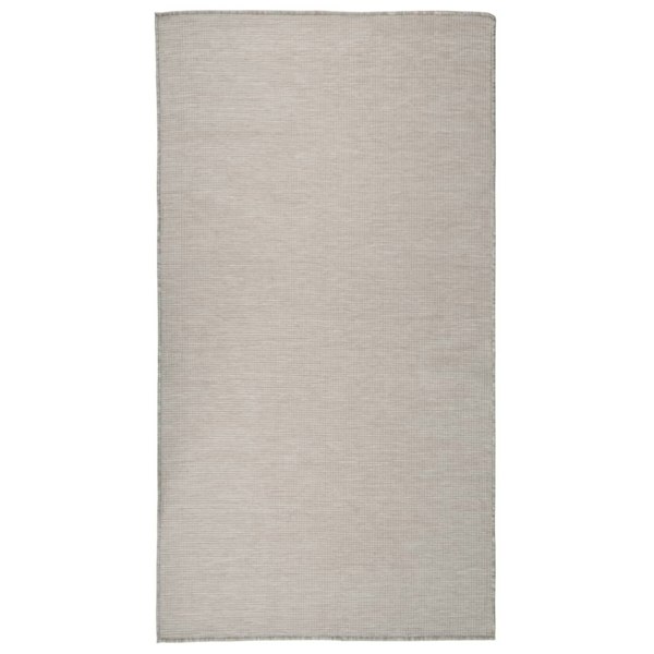 Berkfield Outdoor Flatweave Rug 80x150 cm Taupe