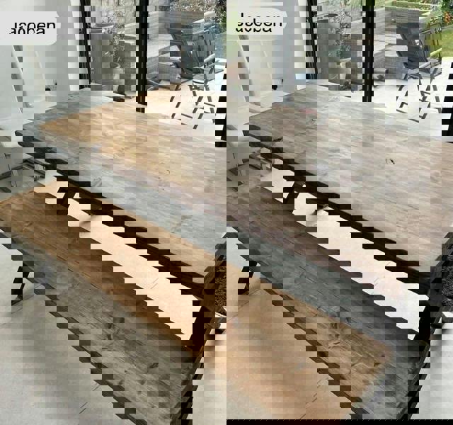 TRL Furniture Chunky and Sturdy Dining Table