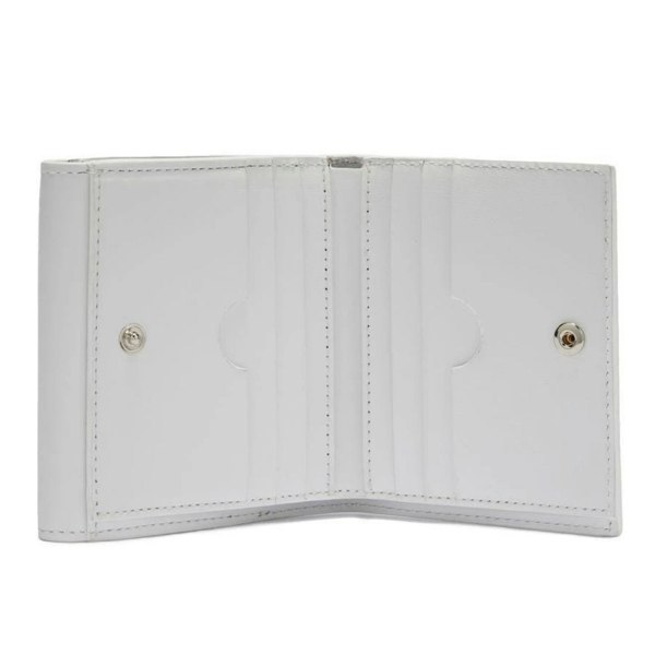 Off-White Quote Logo White Jitney French Purse