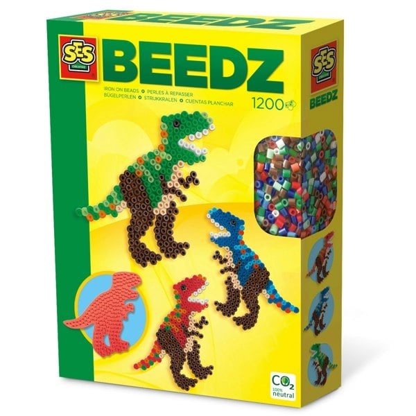 SES Creative Iron on beads - T-Rex
