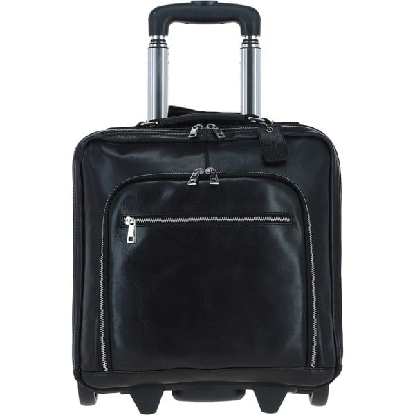 Real Leather Business Trolley Bag: pl-51