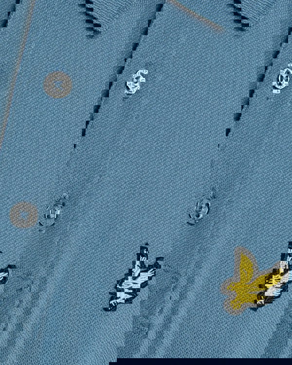 Lyle & Scott Plain Mens Polo Shirt SP400VOG - X861 Ocean Sky