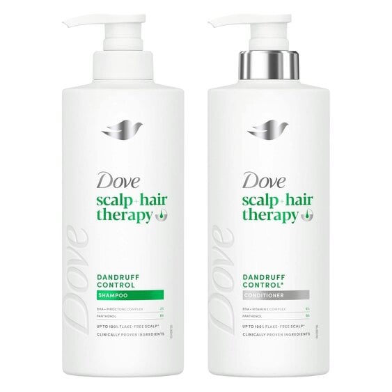 Dove Scalp + Hair Therapy Dandruff Control Shampoo & Conditioner 400ml, 6 Pack