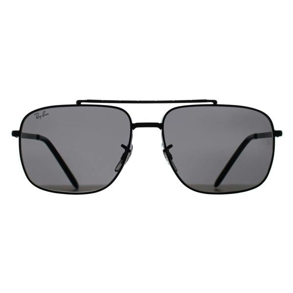 Ray-Ban Sunglasses RB3796 002/B1 Polished Black Dark Grey