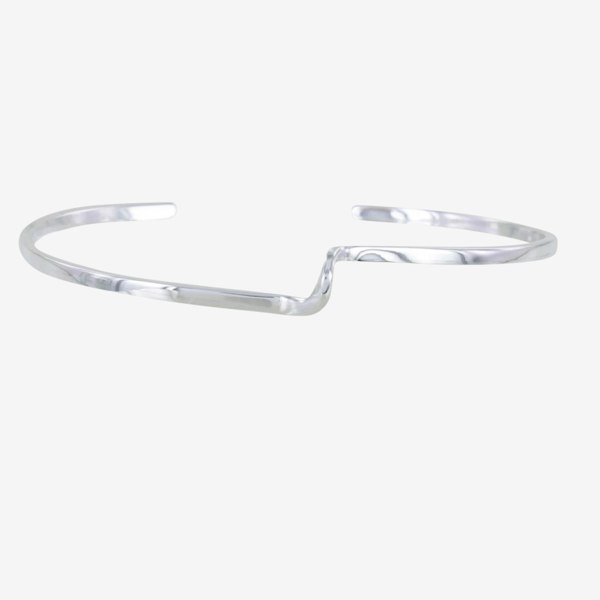 Sterling Silver Wishbone Cuff Bracelet - Reeves & Reeves