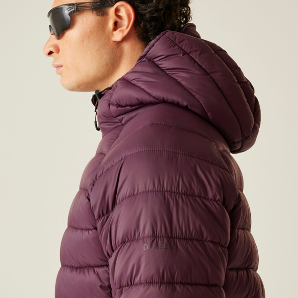 Dare 2B Mens Torrek Mountain Baffled Padded Jacket - Fig