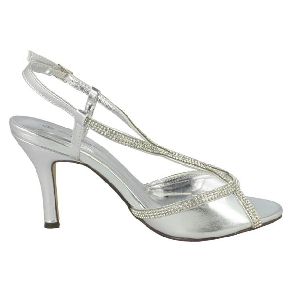 Anne Michelle Ladies Anne Michelle Diamante T-Bar Sandals
