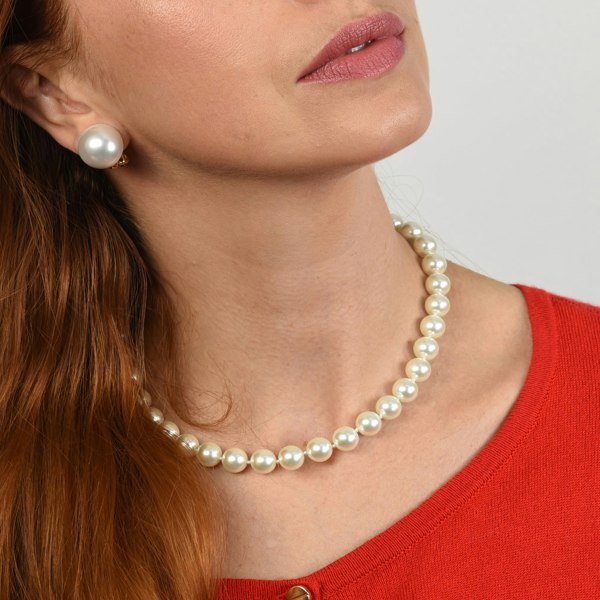 Cachet London Petula Silver 40cm Pearl Necklace