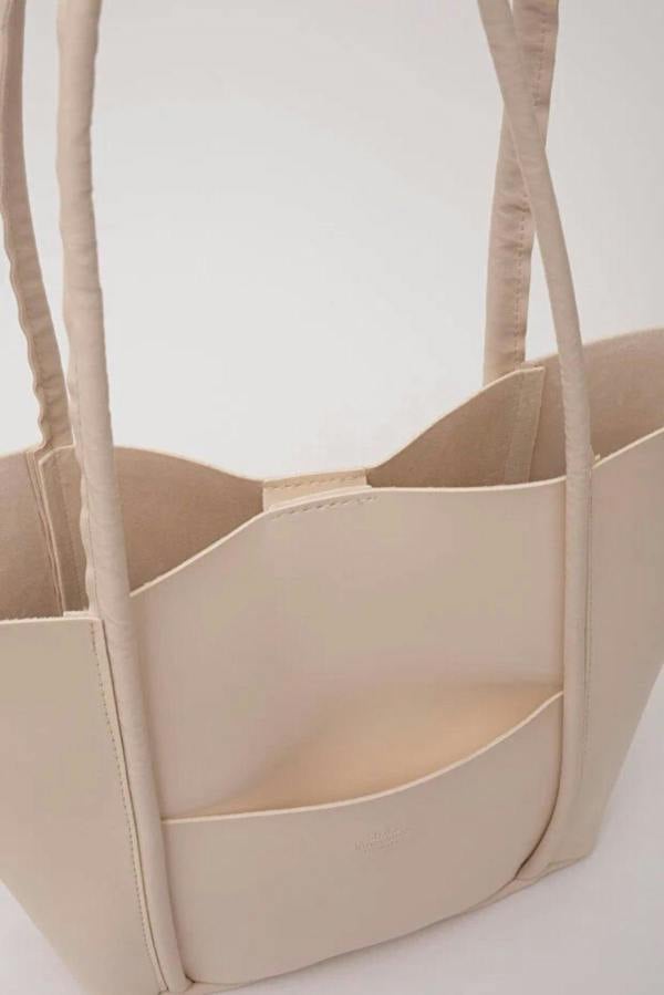 Hoxton Gal Large Faux Leather Tote & Shoulder Bag with Front Pocket, Snap Closure, and Matching Makeup Pouch