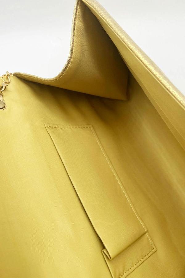 SVNX Clutch Bag in Gold