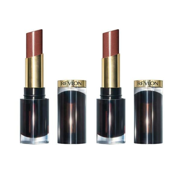 Revlon 2 x Revlon Super Lustrous Glass Shine Lipstick 3.1g - 008 Rum Raisin