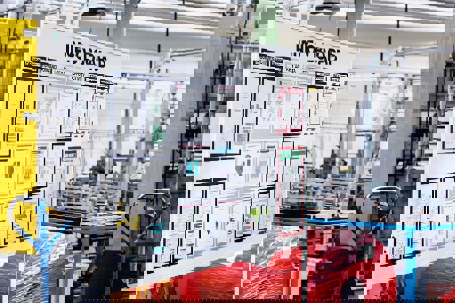 Durable DURAFRAME TOP Magnetic Signage Title Frame for A4 | 5 Pack | Black