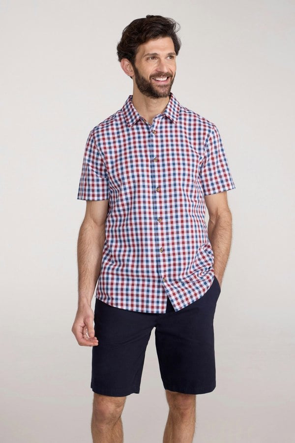 Mountain Warehouse Mens Weekender Shirt - Active Red