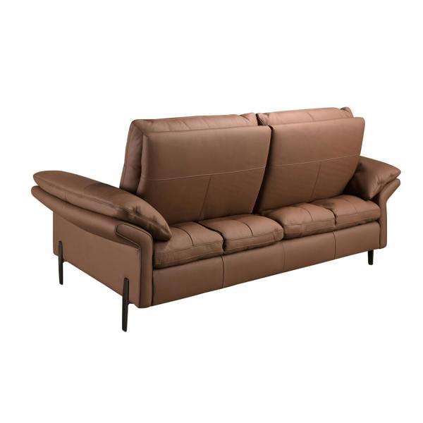 Angel Cerdá Brown leather sofa 6241/6242