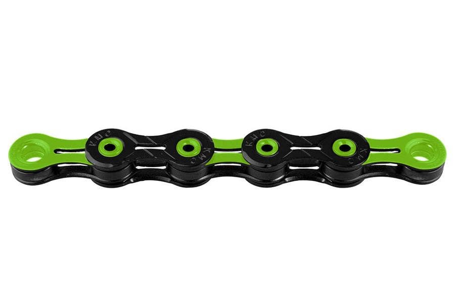 KMC Chain Diamond Like Coating 116 Link 10 Speed - Black/Green