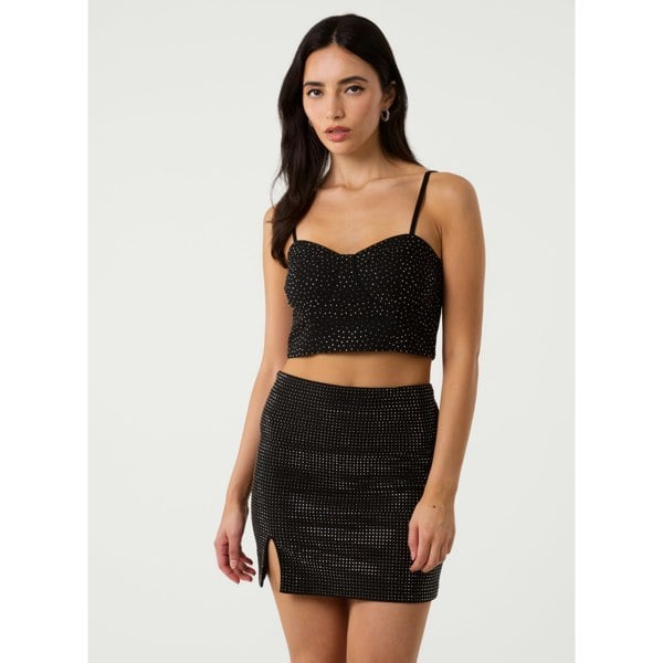 Pink Vanilla Rhinestone Cami Top