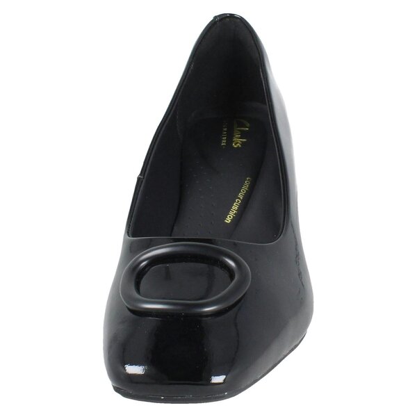 Clarks Ladies Clarks Block Heel Court Shoes Fernie Lane