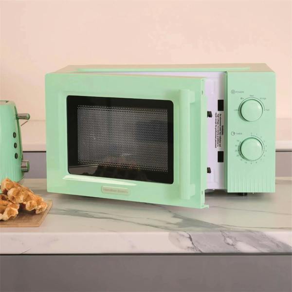 Hamilton Beach Miami Manual 800W Microwave - Mojito Mint - Hamilton Beach UK