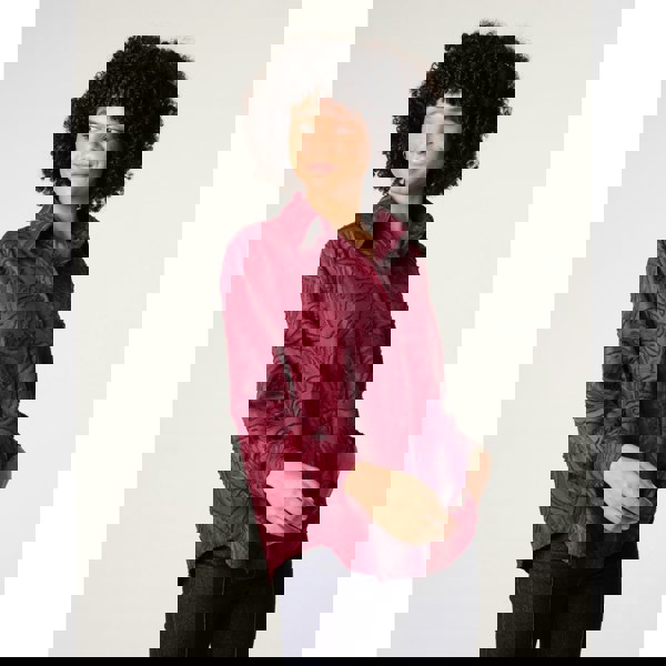 Blue Vanilla Burnact Oversized Shirt