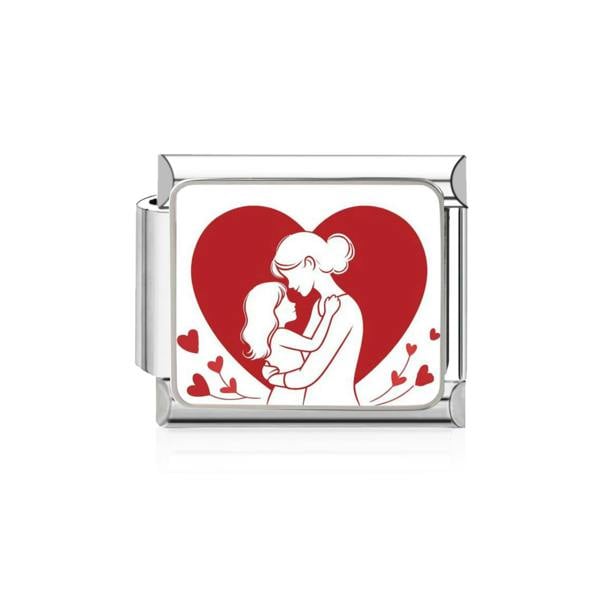 Serafina Mother and Child | Italian Style Bracelet Charm