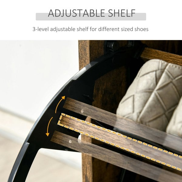 Flip-down Shoe Cabinet