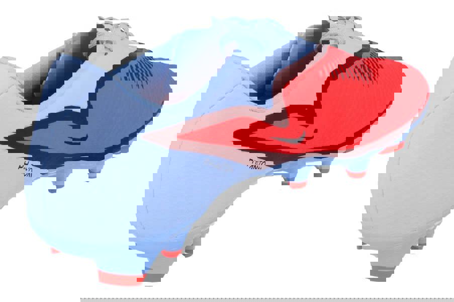 Nike Phantom 6 Low Academy Fg/Mg Mens Football Boots Hj4564  400 - Royal Tint Bright Crimson 400 - Photo 2