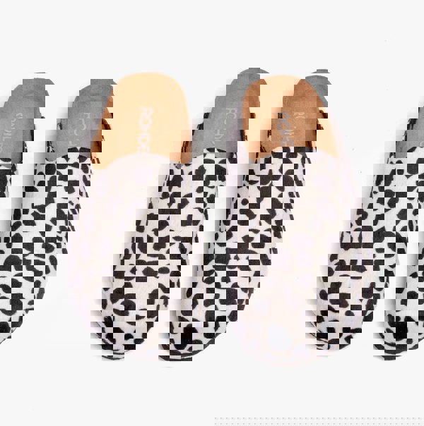 Rohe Rohde 6078-99 Womens Slippers Black White