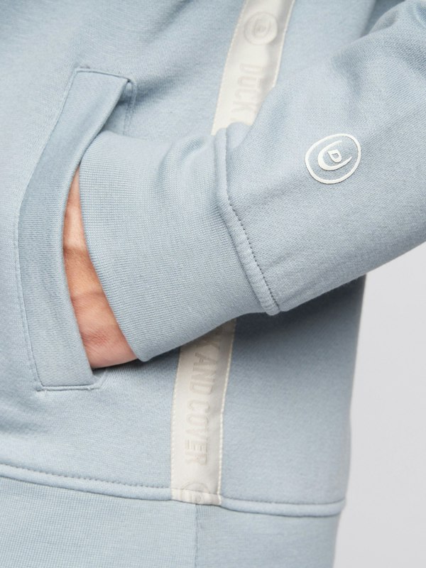 Duck and Cover Gathport Hoodie - Light Blue