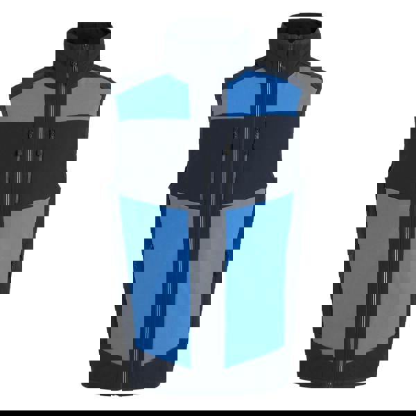 Regatta Professional Mens Colour Block Softshell Body Warmer - Strong Blue/Navy