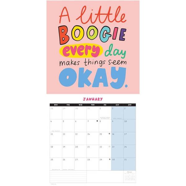The Happy News Calendar 2027, Wall Calendars, Month To View, Lifestyle, Gift