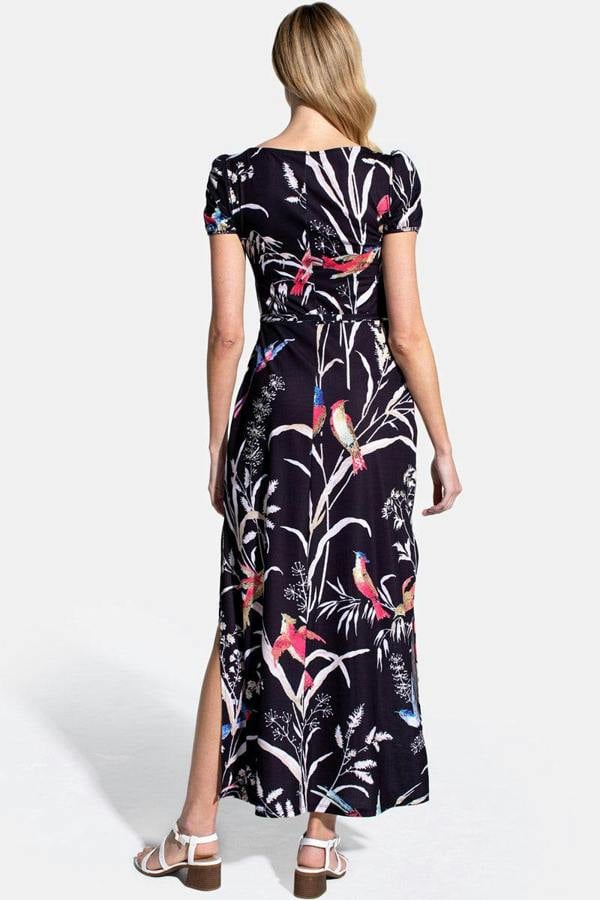 HotSquash Scoop Neck Maxi T-Shirt Dress with Split