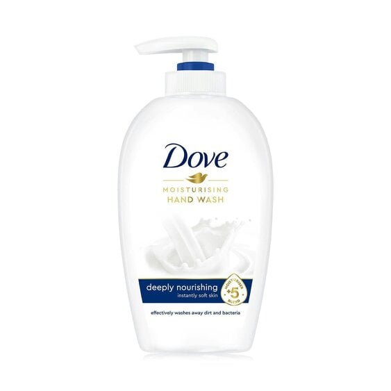 Dove Moisturising Liquid Hand Wash Deeply Nourishing for Soft Skin 250ml, 18Pack