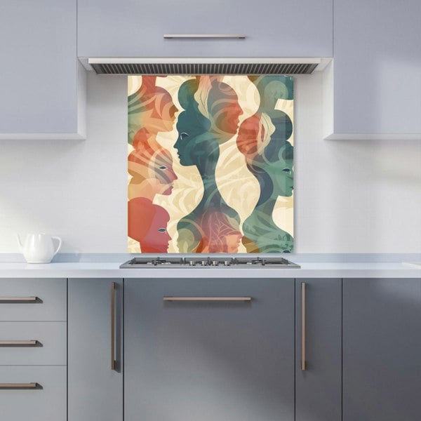 Warren Reed - Designer Coloured Silhouette Kitchen Splashback