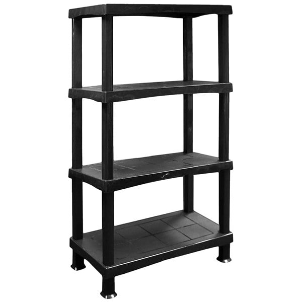 4 Tier Plastic Shelving Units Great For Storage Home & Garage
