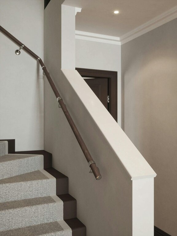 Handrails Direct Wroxall Ebony Single-Winder Handrail