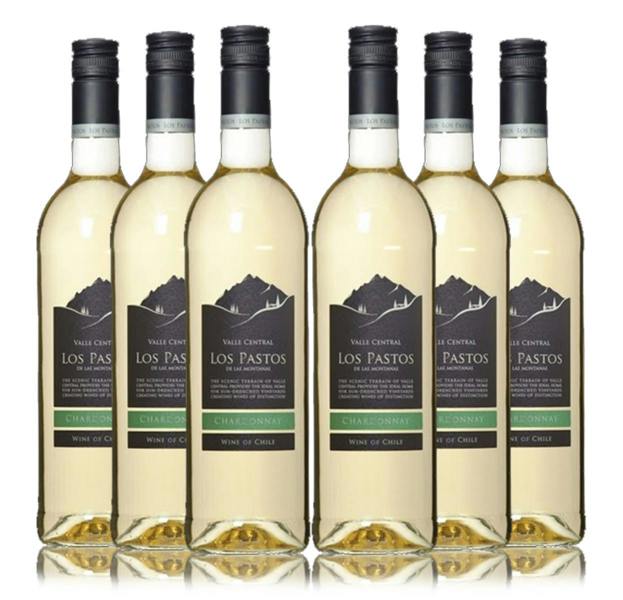 Los Pastos Chardonnay Wine (6 x 750ml - 13.5%)