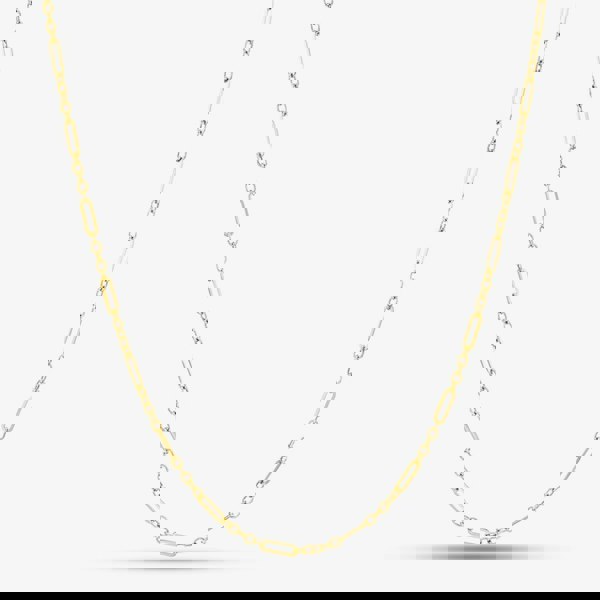 T. H. Baker 9ct Yellow Gold 18 Inch Fine Oval Link Chain Necklace GN366