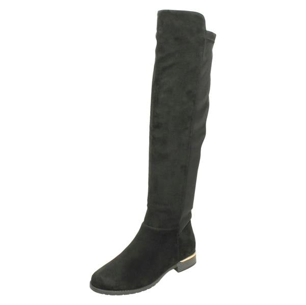 Spot On Ladies Spot On Over The Knee Boots F4446