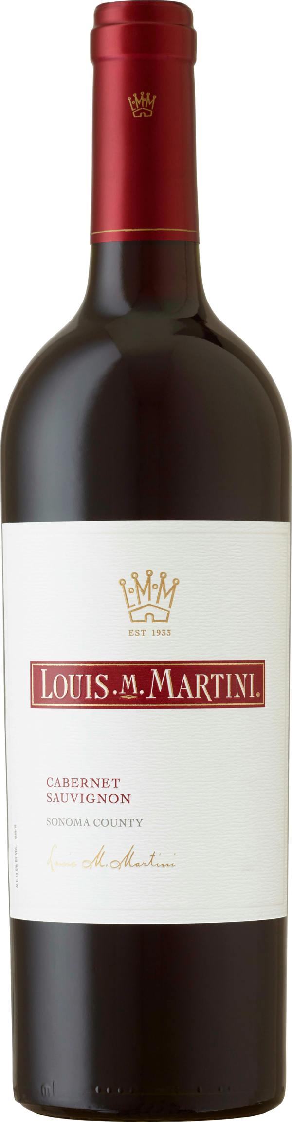 Louis M Martini Sonoma Cabernet Sauvignon 2022 75cl