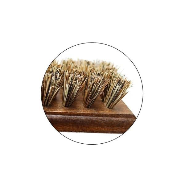 BIRCH Stiff Bristle Cleaning Brush - For Mud on Work Boots & Wellies 18.5cm