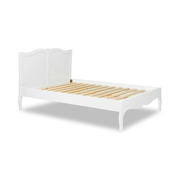 Statement Furniture Romance French Style Bed Frame. White Wooden Bed Double 4ft6 King 5ft