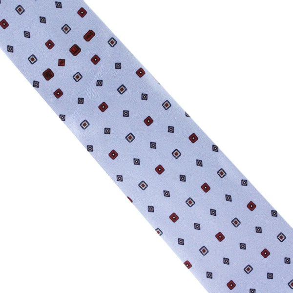 Dunhill luxurious mulberry silk tie in an archive pattern