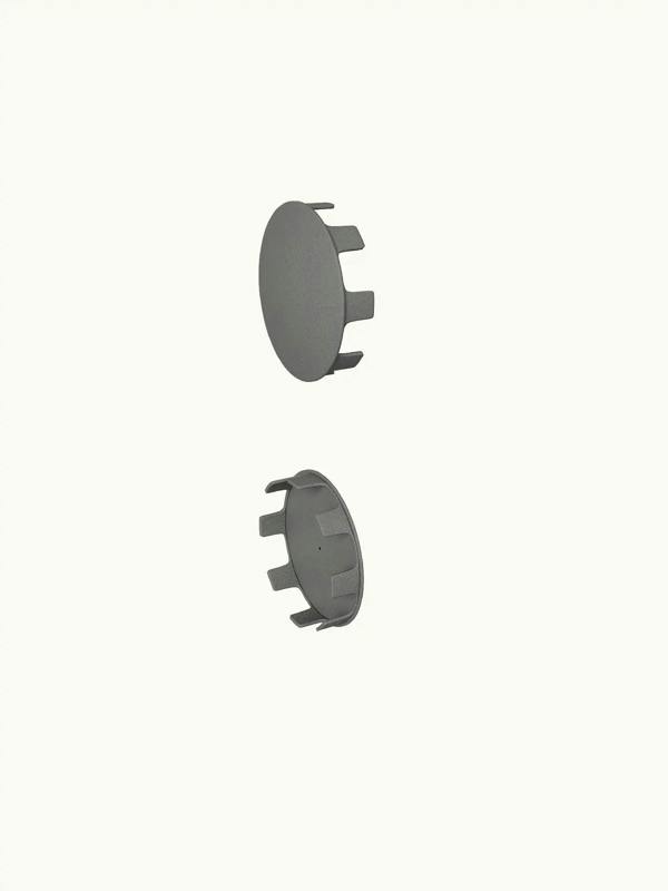 Luddington textured grey end caps