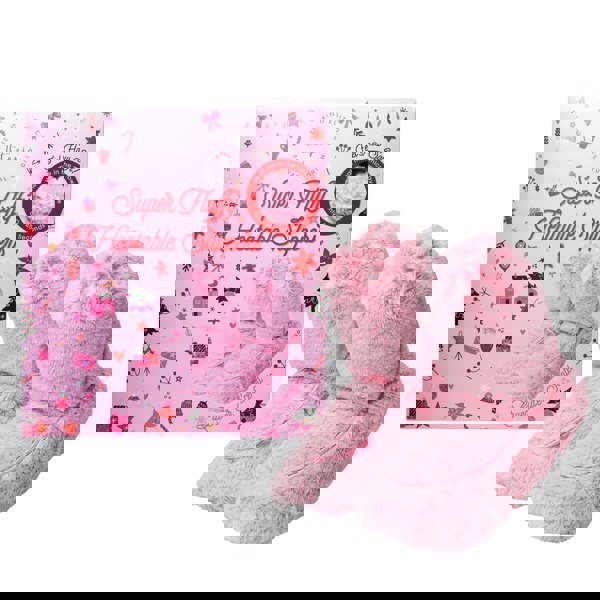 The Kind Edit Co. Utopia Super Fluffy Heatable Slippers Lavender Scented