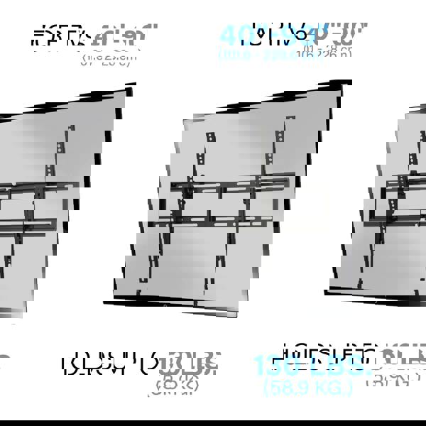 Cello TV Wall Mount with Tilting Adjustment for 40” – 90” LED TVs